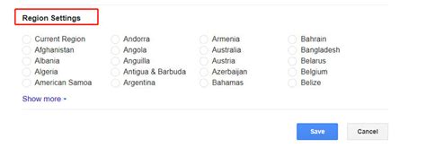 search from a different location|How to change region on Google Search .